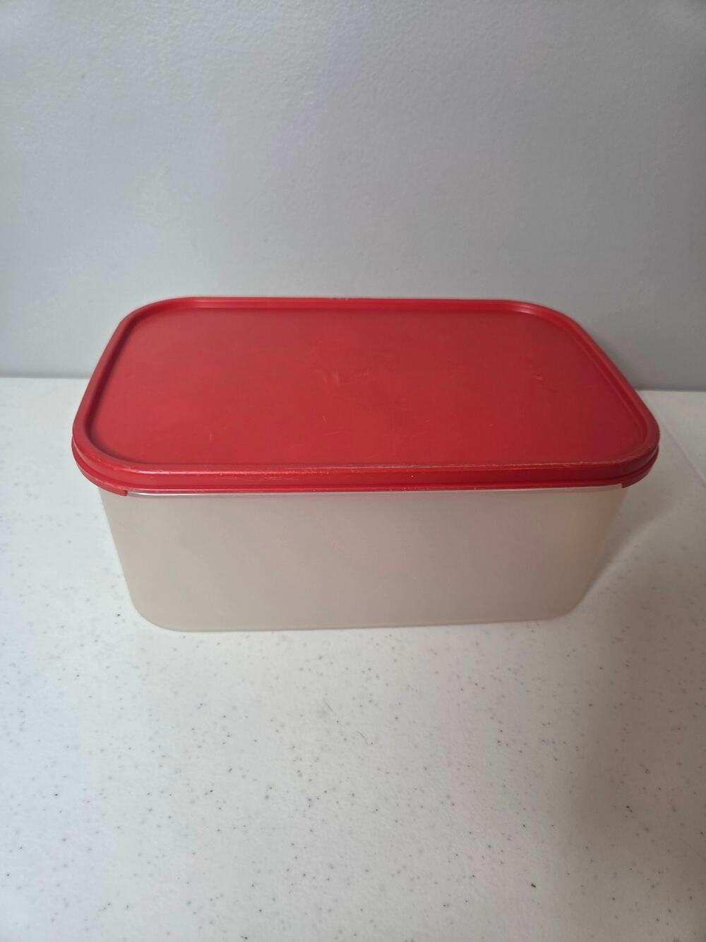Tupperware Vintage Modular Mate #2 Harvest Orange 18 cups Food Storage Container